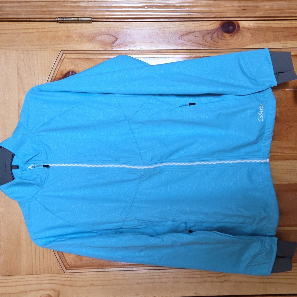 Women's LG Fleece Jacket Seacrest Blue 4MOST Water Repellent Cabelas NWT $100